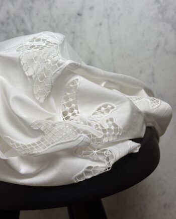 Tissu Broderie Anglaise Festonnée Popeline De Coton Blanc Keira Tissus Au Mètre Nuances Fabrics 1