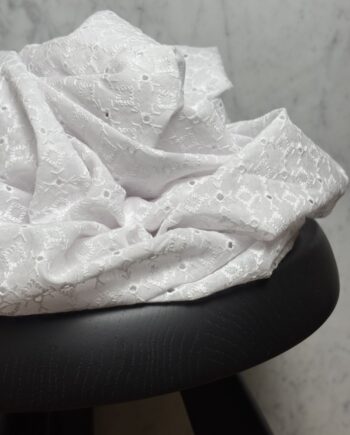 Tissu Broderie Anglaise White Soho Tissus Au Mètre Nuances Fabrics 1