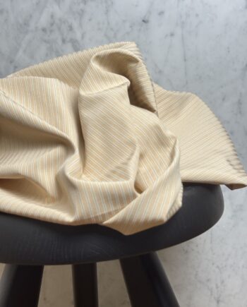 Tissu Coton Rayures Beige Flore Tissus Au Mètre Nuances Fabrics 1