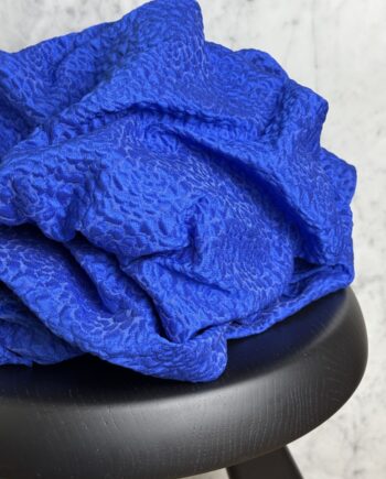 Tissu Elena Jacquard Bleu Roi Tissus Au Mètre Nuances Fabrics 1