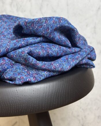 Tissu Karène Imprimé Crêpe De Polyester Lurex Tissus Au Mètres Nuances Fabrics 1