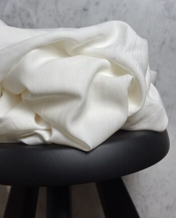Tissu Lily Lyocell Lin Uni Blanc Tissus Au Mètre Nuances Fabrics 1
