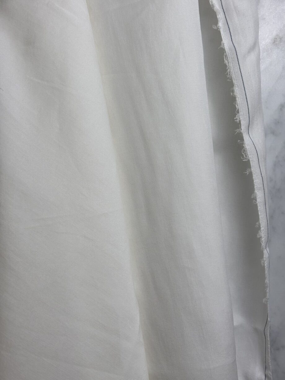 Tissu Lily Lyocell Lin Uni Blanc Tissus Au Mètre Nuances Fabrics 3