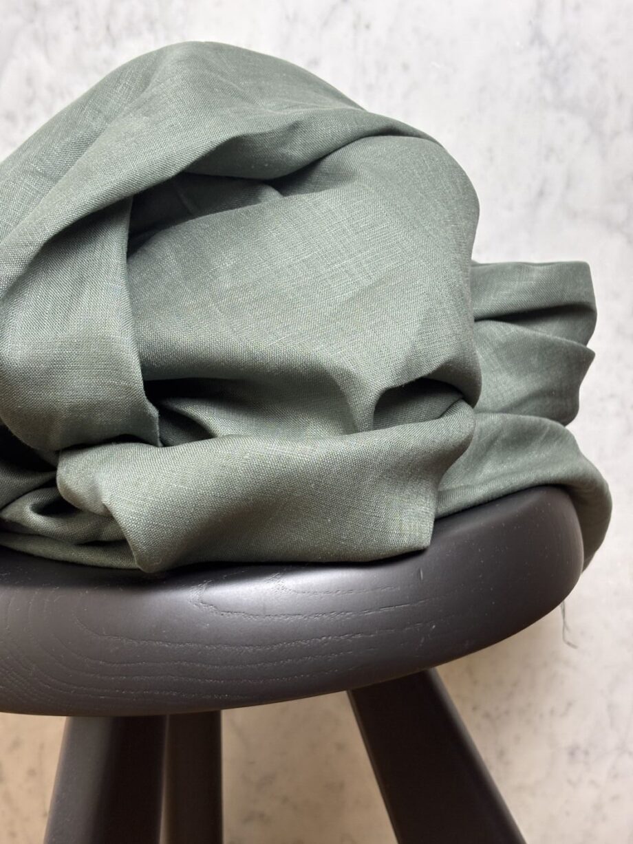 Tissu Linena Lin Uni Sapin Tissus Au Mètre Nuances Fabrics 1