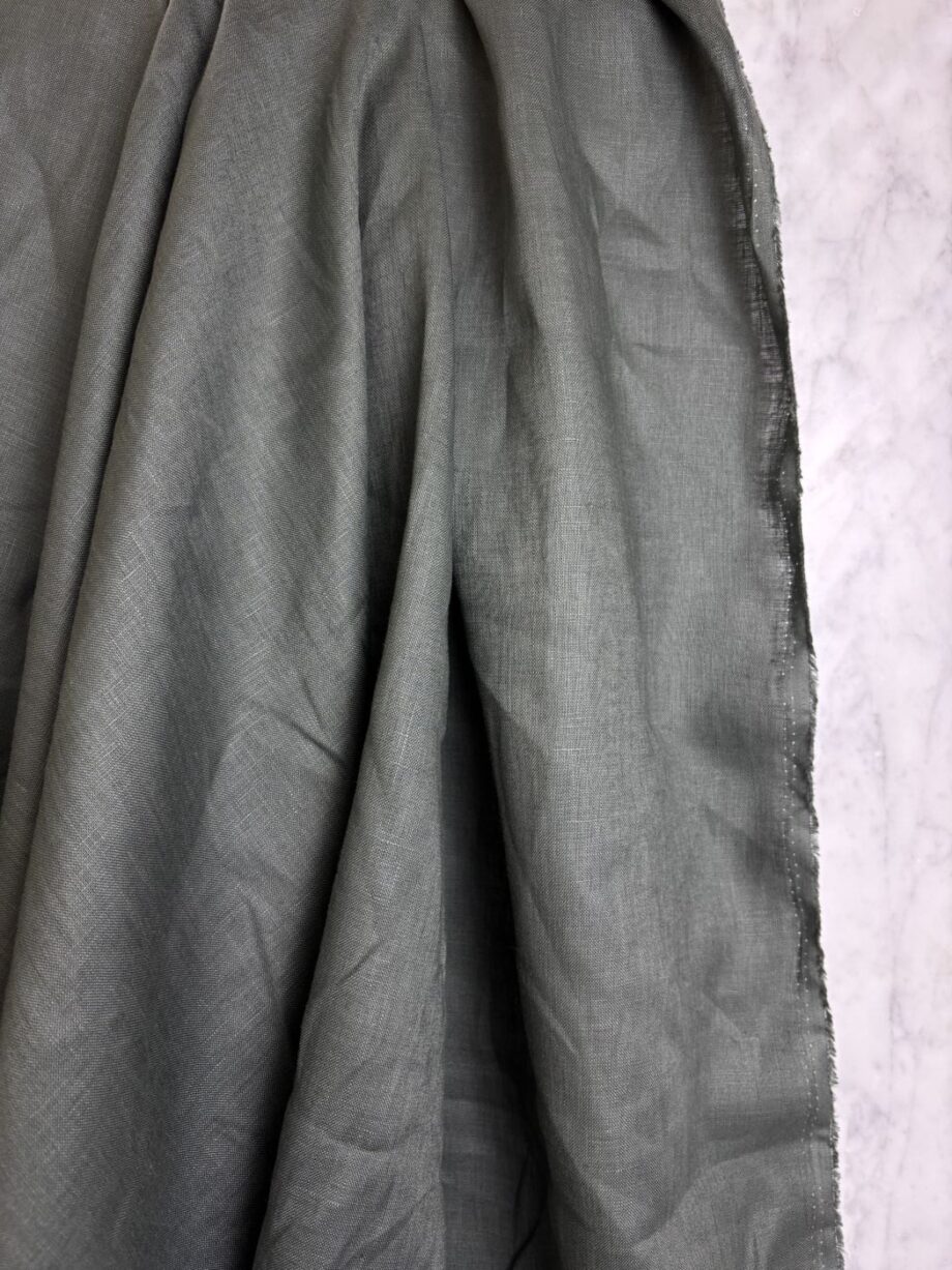Tissu Linena Lin Uni Sapin Tissus Au Mètre Nuances Fabrics 2