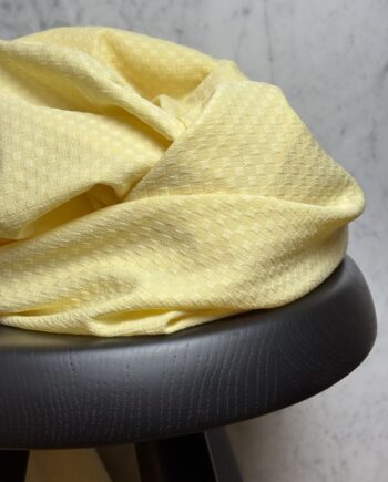 Tissu Mimosa Polyester Crépon Uni Jaune Tissus Au Mètre Nuances Fabrics 1