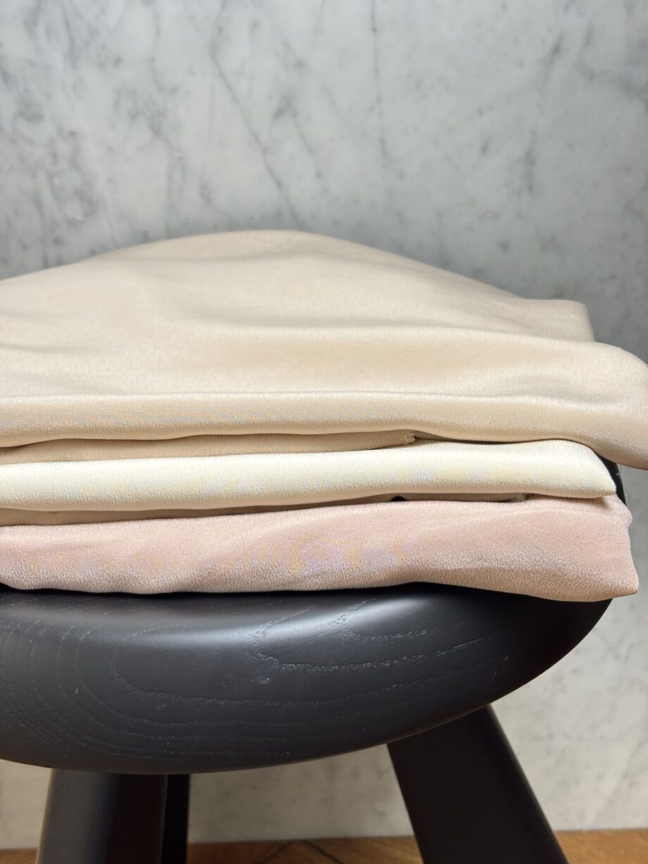 Tissu Soie Lavée Tara Beige Rosé Tissus Au Mètre Nuances Fabrics 3