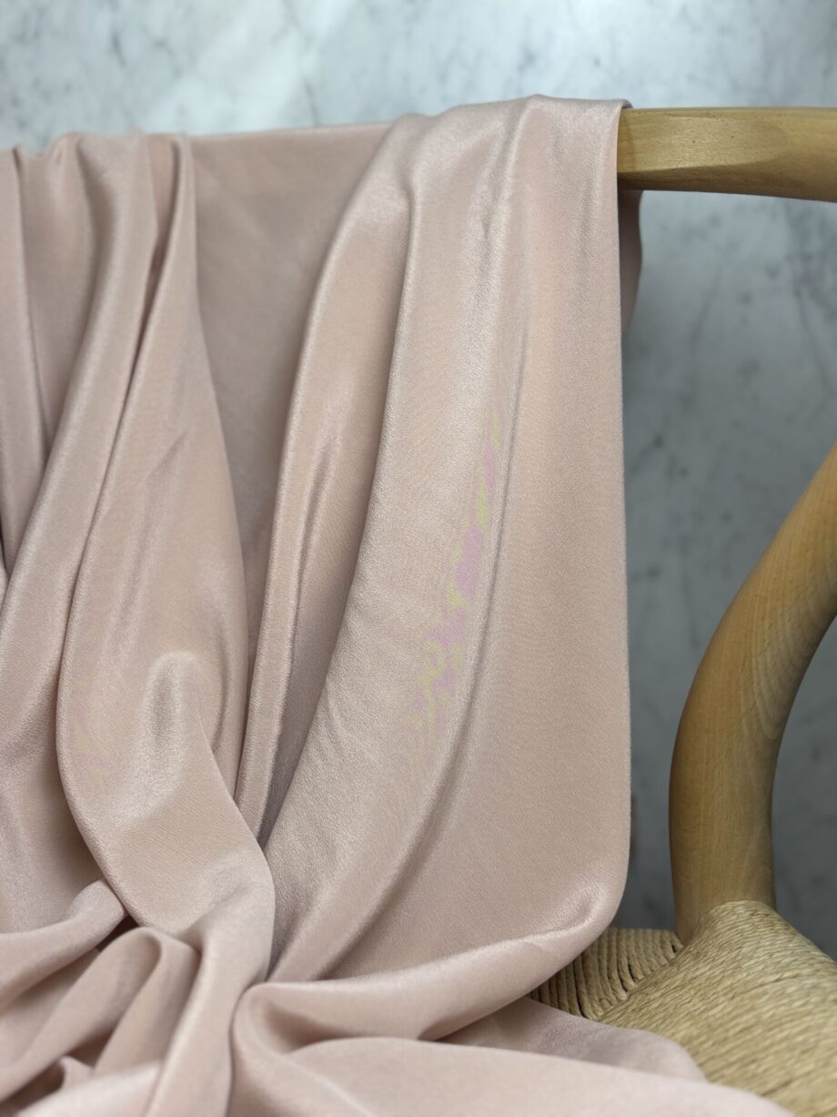 Tissu Soie Lavée Tara Rose Pâle Tissus Au Mètre Nuances Fabrics 2