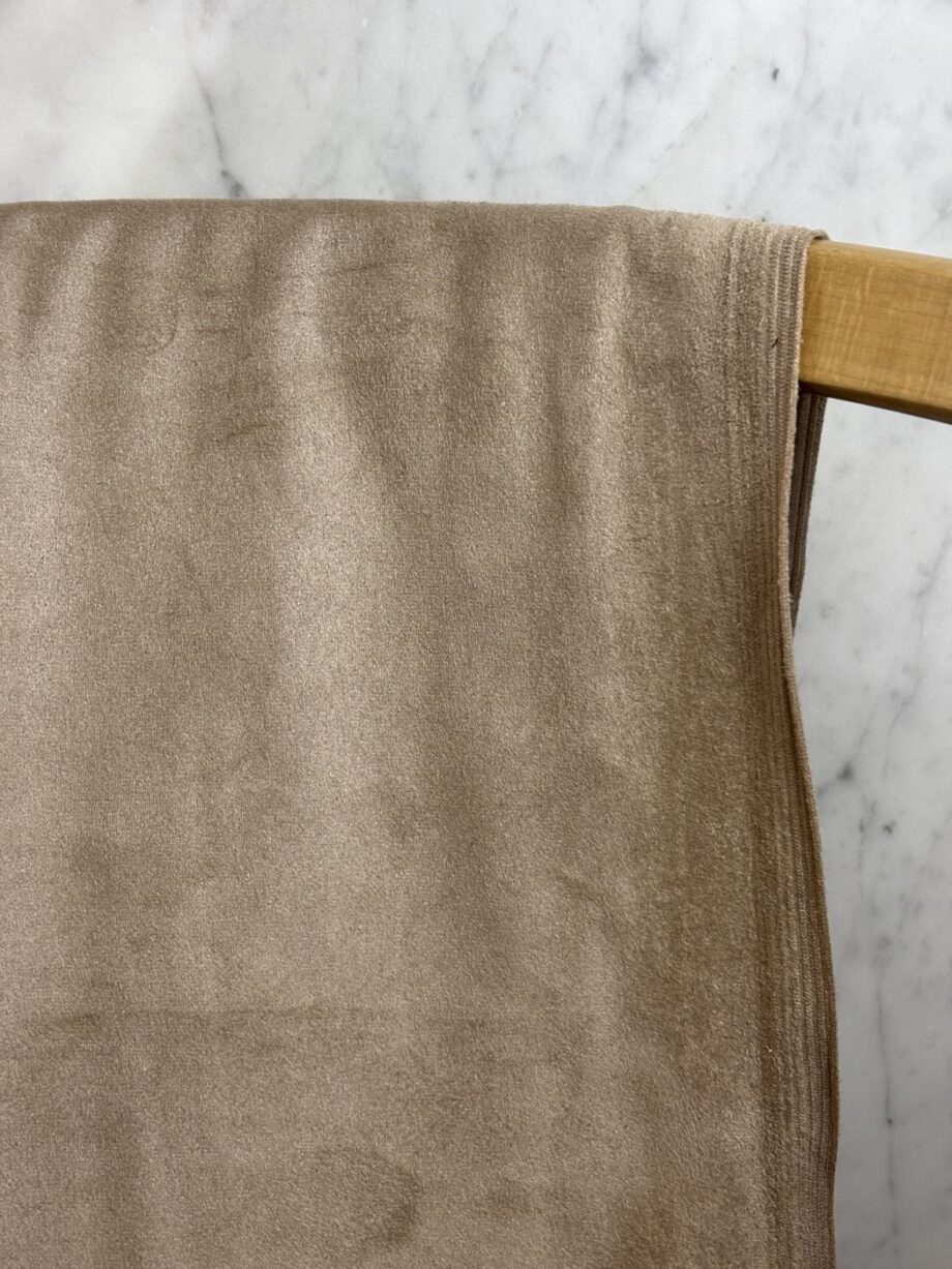 Tissu Suédine Taupe Pacome Tissus Au Mètre Nuances Fabrics 2