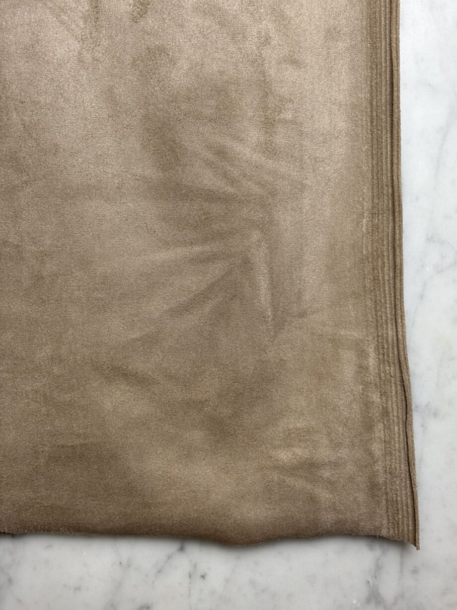 Tissu Suédine Taupe Pacome Tissus Au Mètre Nuances Fabrics 3