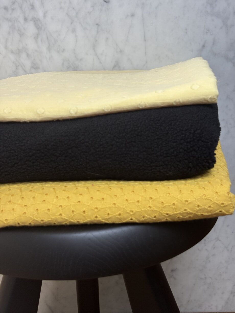 Tissu Tabara Sherpa Effet Mouton Black Tissus Au Mètres Nuances Fabrics 5