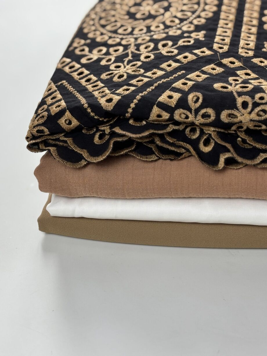 Tissu Tosca Broderie Anglaise Bords Festonnés Tissus Au Mètre Nuances Fabrics 6