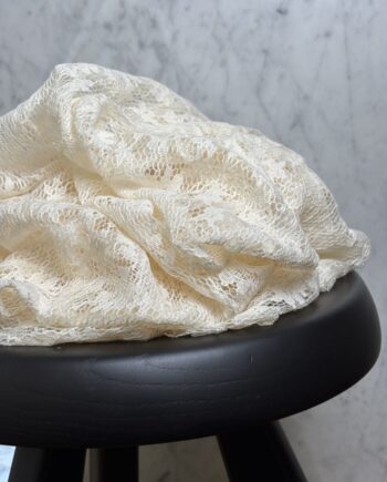 Tissu Tulle Sable Rebrodé Celia Tissus Au Mètres Nuances Fabrics 1