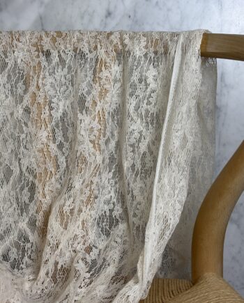 Tissu Tulle Sable Rebrodé Celia Tissus Au Mètres Nuances Fabrics 4
