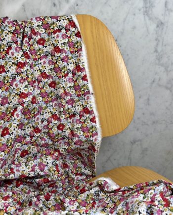 Tissu Elona Pink Coton Imprimé Petites Fleurs Tissus Au Mètre Nuances Fabrics 1