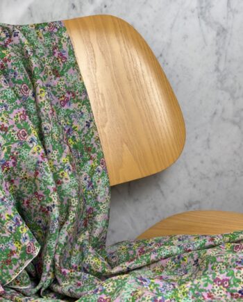 Tissu Rosemarry Coton Soie Imprimé Petites Fleurs Tissus Au Mètres Nuances Fabrics 2