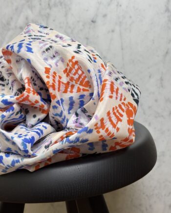 Tissu Sunny Tye And Die Imprimé Coton Soie Tissus Au Mètre Nuances Fabrics 1