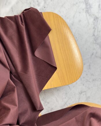 Tissu Kerry Velours Ras Uni Bordeaux Tissus Au Mètre Nuances Fabrics 1