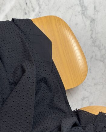 Tissu Max Broderie Anglaise Noir Tissus Au Mètres Nuances Fabrics 5