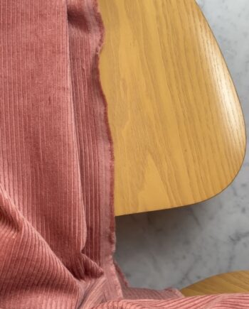 Tissu Thelma Velours Côtelé Rose Tissus Au Mètre Nuances Fabrics 1