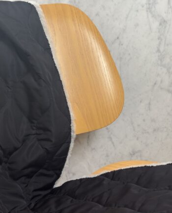 Tissu Charley Noir Matelassé Molletonné Tissus Au Mètre Nuances Fabrics 1