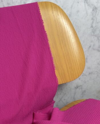 Tissu Cordelia Crêpe De Polyester Crinkle Fuchsia Tissus Au Mètre Nuances Fabrics 1