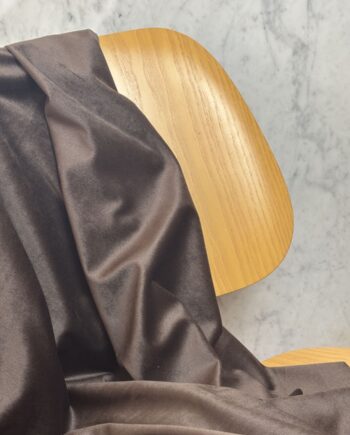 Tissu Kerry Velours Ras Uni Marron Glacé Tissus Au Mètre Nuances Fabrics 1