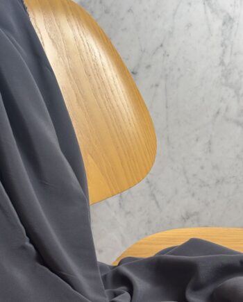 Tissue Soie Lavée Tara Gris Anthracite Tissus Au Mètre Nuances Fabrics 1