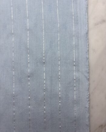 Coupon Coton Lurex Blue 16 Tissus Au Mètre Nuances Fabrics 1