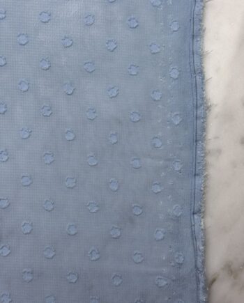 Coupon Crêpe Blue 7 Tissus Au Mètre Nunaces Fabrics 1