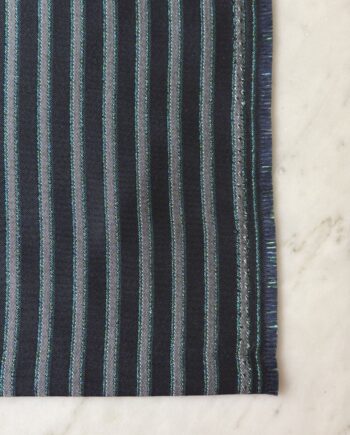 Coupon Jacquard Blue 3 Tissus Au Mètre Nunaces Fabrics 1