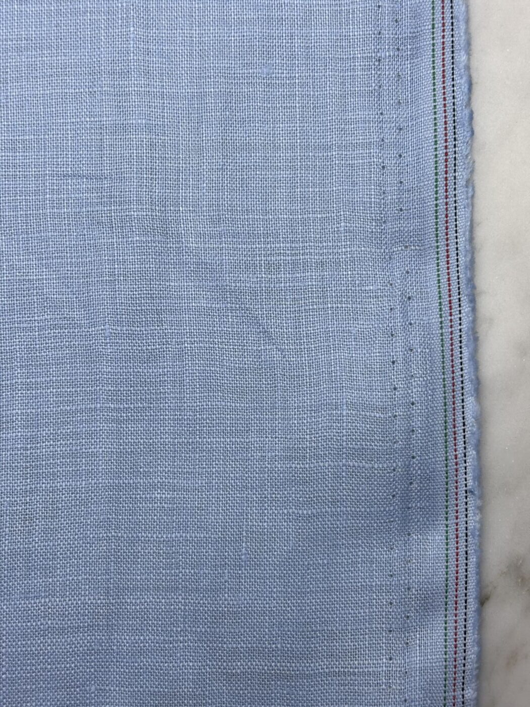 Coupon Lin Blue 6 Tissus Au Mètre Nunaces Fabrics 1