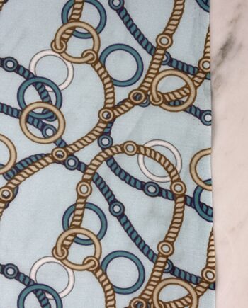 Coupon Soie Blue 8 Tissus Au Mètre Nuances Fabrics 1