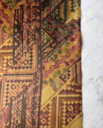 Coupon Velours Imprimé Beige 3 Tissus Au Mètre Nuances Fabrics 1