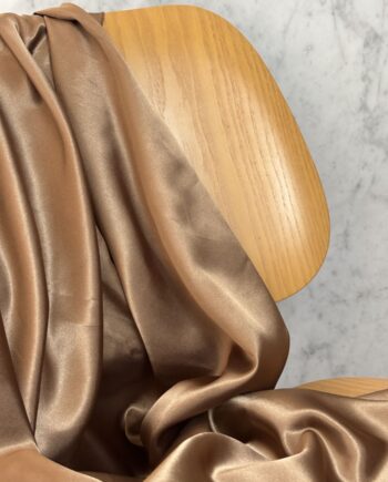Tissu Andie Polyester Satin Bronze Tissus Au Mètre Nuances Fabrics 1