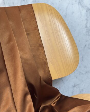 Tissu Andie Polyester Satin Chocolat Tissus Au Mètre Nuances Fabrics 1