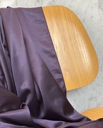 Tissu Andie Polyester Satin Prune Tissus Au Mètre Nuances Fabrics 1