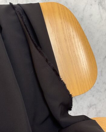 Tissu Gabardine Noir Gary Tissus Au Mètre Nuances Fabrics 1