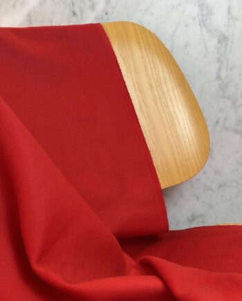 Tissu Caban Effet Laine Brossé Rouge Tissus Au Mètre Nuances Fabrics 2