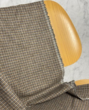 Tissu À Carreaux Aspect Tweed Candice Tissu Au Mètre Nuances Fabrics 1
