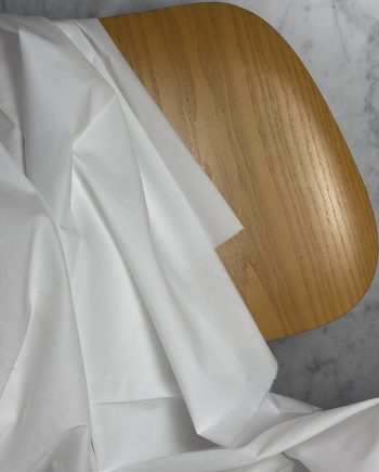 Tissu Popeline Coton Héloïse Blanc Tissus Au Mètre Nuances Fabrics 1