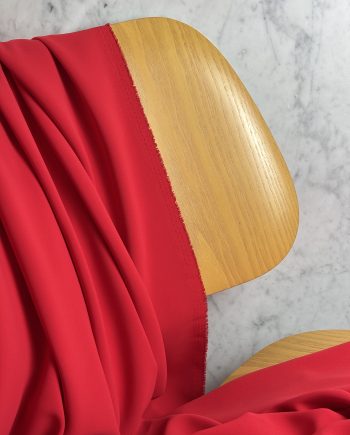 Tissu Nancy Crêpe Fluide Stretch Rouge Tissus Au Mètre Nuances Fabrics 1