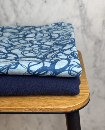 Box Navy Tissus Au Mètres Nuances Fabrics 1