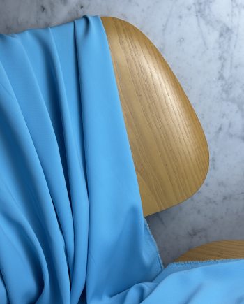 Tissu Harriet Double Crêpe Stretch Bleu Tissus Au Mètre Nuances Fabrics 1