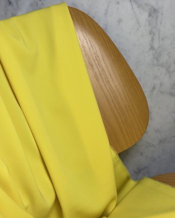 Tissu Harriet Double Crêpe Stretch Jaune Tissus Au Mètre Nuances Fabrics 1