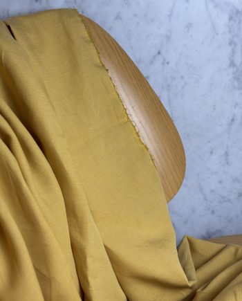 Tissu Lily Lyocell Lin Uni Ocre Tissus Au Mètre Nuances Fabrics 1