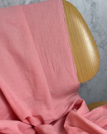 Box Gallia Coupon 3 Mètres Double Gaze De Coton Rose Indien Tissus Au Mètre Nuances Fabrics 1