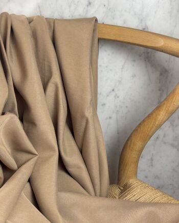 Tissu Lyocell Uni Beige Sara Tissus Au Mètre Nuances Fabrics 1