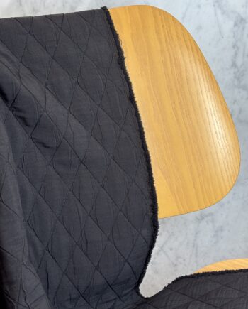 Tissu Oxford Jacquard Matelassé Noir Tissus Au Mètre Nuances Fabrics 1