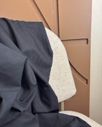 Tissu Gabardine Coton Lyocell Uni Betty Noir Tissus Au Mètre Nuances Fabrics 1